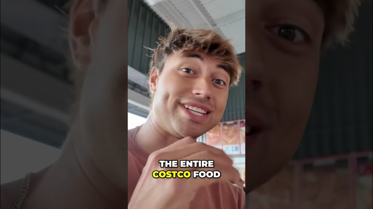 Costco Food Court Challenge: Can He Survive on a Budget? 
