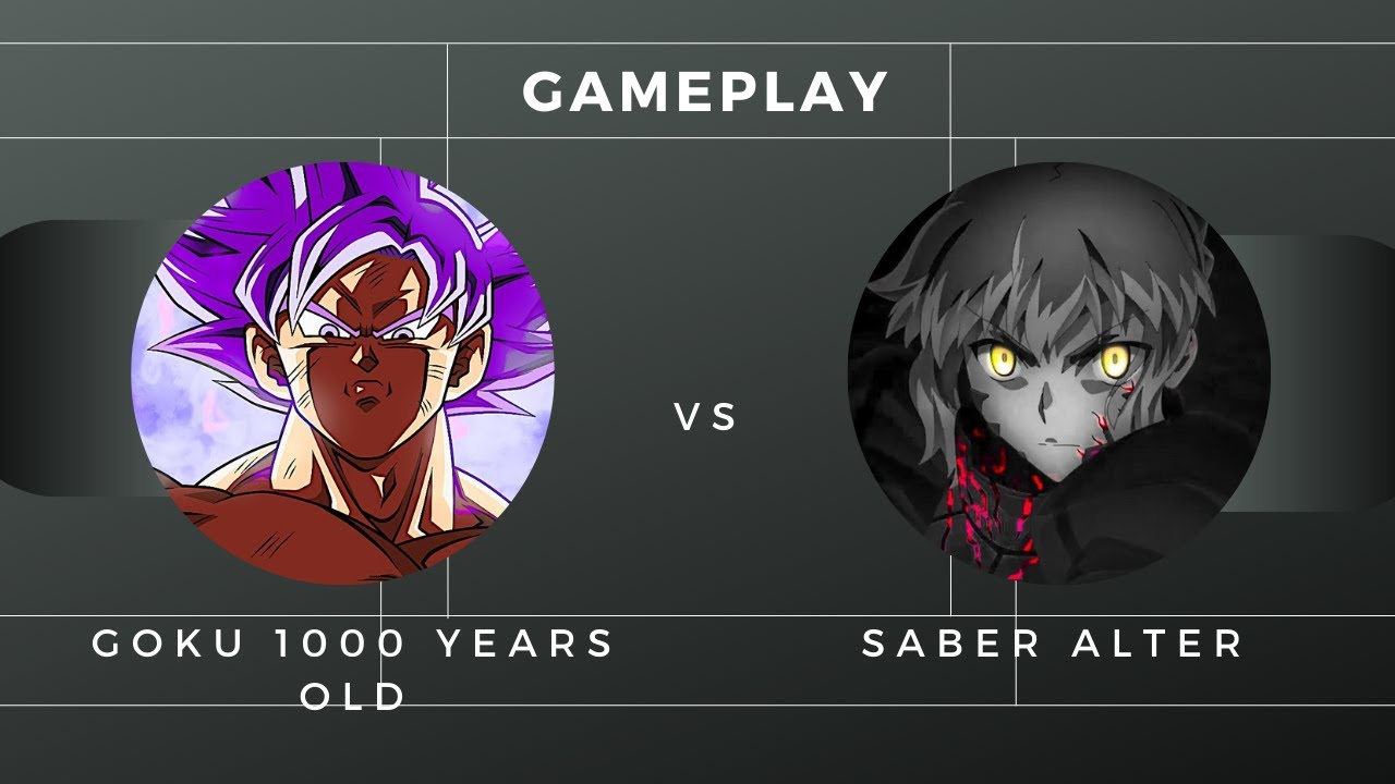 Goku 1000 years Old TP vs Saber Alter TP