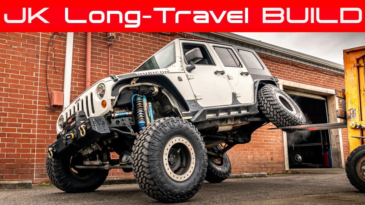 Jeep Wrangler Unlimited Rubicon Build Overview on 37's W/ EVO MFG Double Throw Down Long Arm Kit