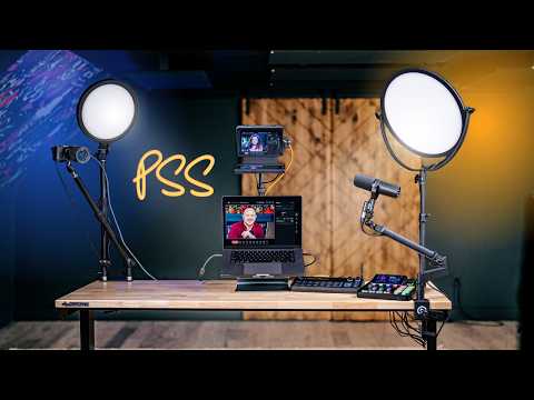 Build a Rolling Podcast & YouTube Desk 3 Setups + 1 Plug
