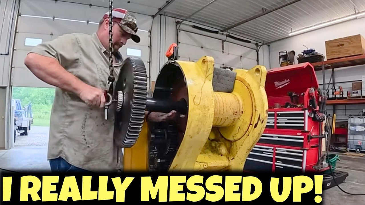 Can This John Deere 4000 Winch Be Saved? | Logging Dozer Repair