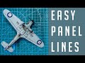 Easy Panel Line Wash or Pin Wash for your Scale Model Aircraft