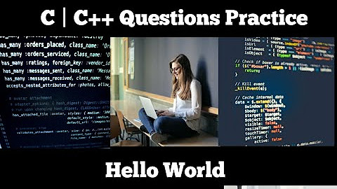 C | C++ Programming Questions Practice - YouTube