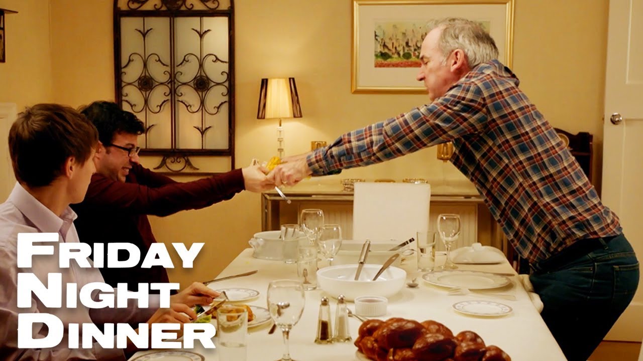 Martin Steals Adam's Food Friday Night Dinner YouTube