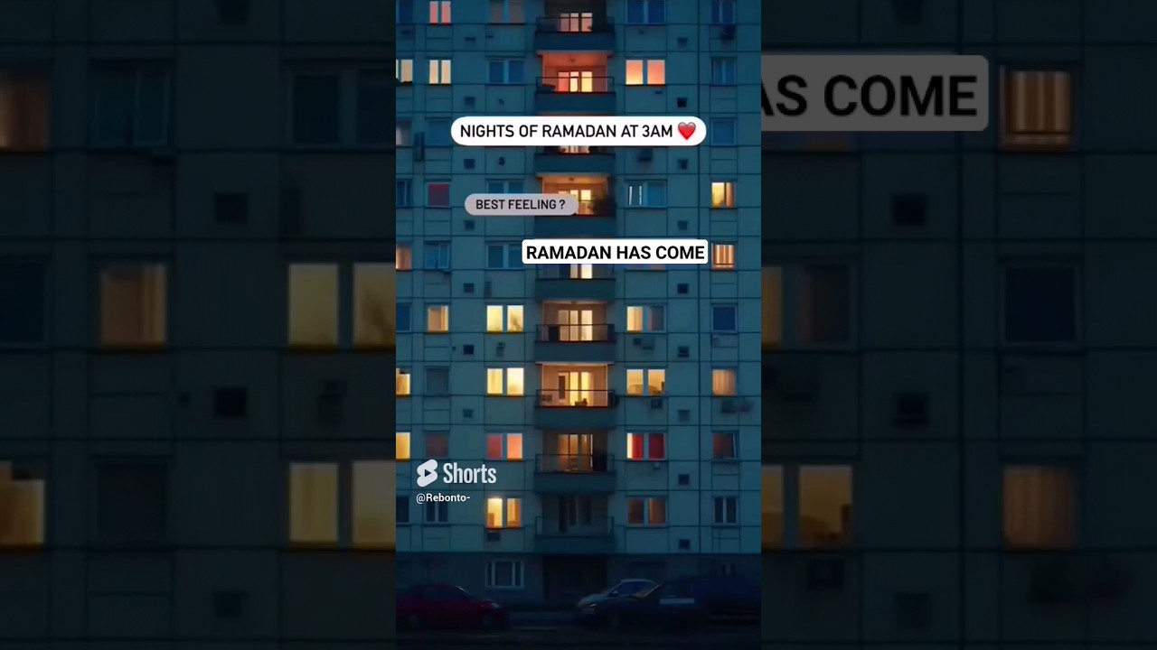 Ramadan has started.❤️ 