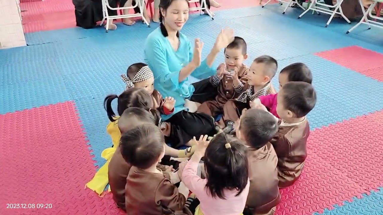 Giao lưu trò chơi dân gian trẻ 24-36 tháng