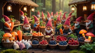 TINY GNOMES SECRET DAY IN A CARROT FIELD | MINIATURE LIFE FANTASY | GNOMERIA