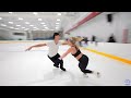 Skating to 'Ghost' & 'Unchained Melody' - Lily Hensen & Nathan Lickers 2021-22 Senior Free Dance