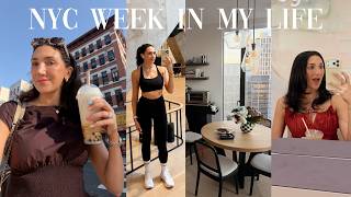 WEEK IN MY LIFE in the CITY! what a week looks like living and working in NYC in my 20s