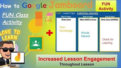 Google Jamboard Tutorial - Google Classroom Assignment | Fun Lesson Activity - Lesson Engagement