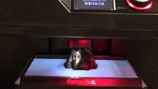 Makerbot 3D Printer Time Lapse: Darth Vader