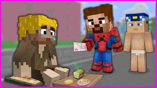 EFEKAN DİLENCİ OLDU, ARDA VE KEREM KOMİSER KURTARDI! 😱 - Minecraft ZENGİN FAKİR HAYATI