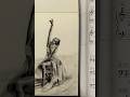Graceful Pause #ytshorts #artshorts #balletart #balletdancer #sketching #drawing #danceart #women