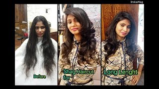 Shag Hair Cut For Long Lenght | NEW Hairstyles Tutorial Hindi | Haircut Expert by Shyama's Makeover