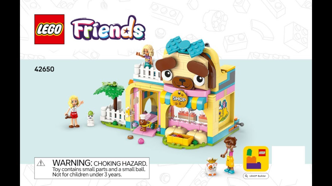 LEGO Instructions | Friends | 42650 | Pet Accessories Shop | Heartlake City