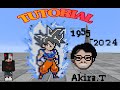 ✔ TUTORIAL MINECRAFT PIXEL ART (GOKU ULTRA INSTINTO) - HOMENAJE A AKIRA TORIYAMA (1955 - 2024) 😱