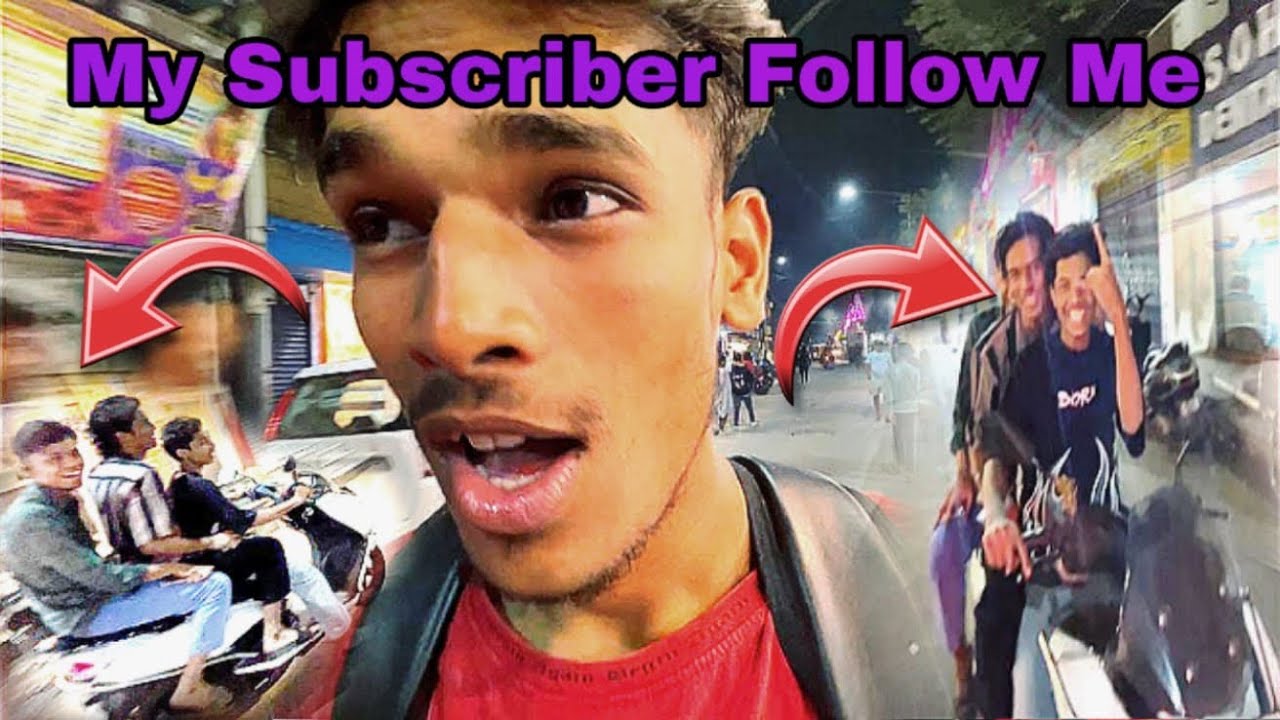 Subscribers Chasing Me On Bike🏍️😱😨