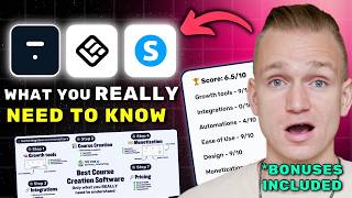 Thinkific vs LearnWorlds vs Systeme io Review 2026 ($7280 In Bonuses + Discounts)