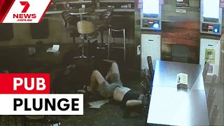 A pubgoer's terrifying plunge through the roof of a Hawthorn East hotel | 7NEWS A pubgoer's terrifying plunge through the roof of a Hawthorn East hotel | 7NEWS