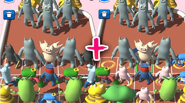 MERGE MONSTER "SCARY GARTEN" Merge BanBan Gameplay | Merge Battle