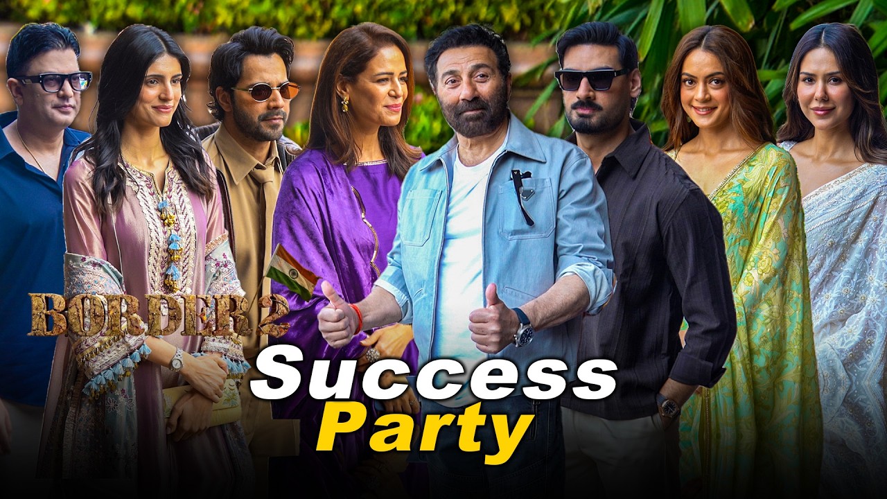 Пресс-конференция по случаю успеха фильма «Граница 2» | Санни Деол, Варун и команда «Ахана» празд...