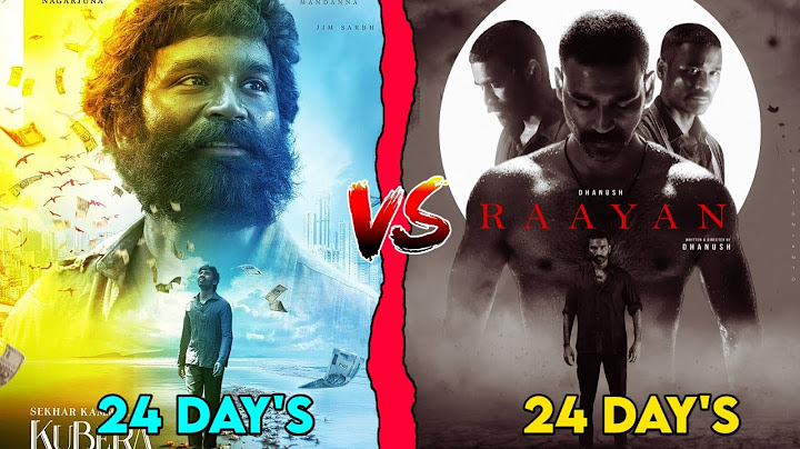 Kuberaa Vs Raayan Movie 24 Day's Collection Comparison|| Dhanush Vs Sj Suryah|| AKR Movie Morsel