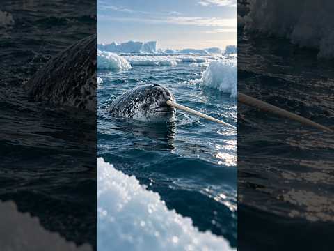 ¿El cuerno del Narval es un MITO? El secreto del "unicornio" del océano 🦄🌊 #narwhal #marinebiology