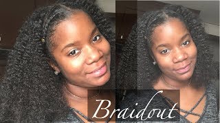 Braidout on Stretched Natural Hair