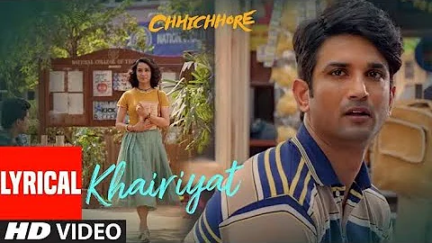 Khairiyat | Audio Song | Chhichhore | Arijit Singh | Sushant Singh | Shraddha Kapoor | Amitabh