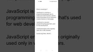 What is JavaScript 