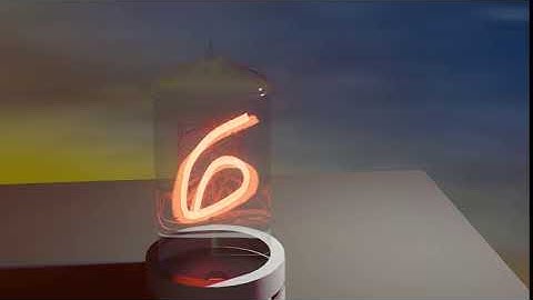 Nixie Tube Rendering
