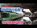 0分間隔で京王八王子行が発車？ 東府中駅3番線 東京競馬開催ダイヤ