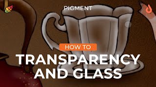 Pigment How To: Transparency & Glass | Digital Coloring Tutorials | How to Color Online FOR FREE! screenshot 5