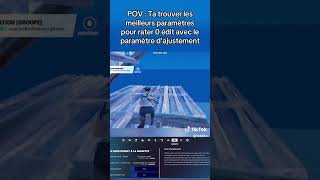ce nouveau paramètre d ajustement est incroyable#fortnite#paramètres#manette#clipsfortnite