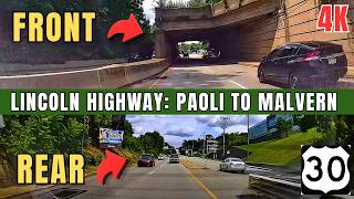 US 30 Through Malvern | When the Lincoln Highway Was Widened in 1925