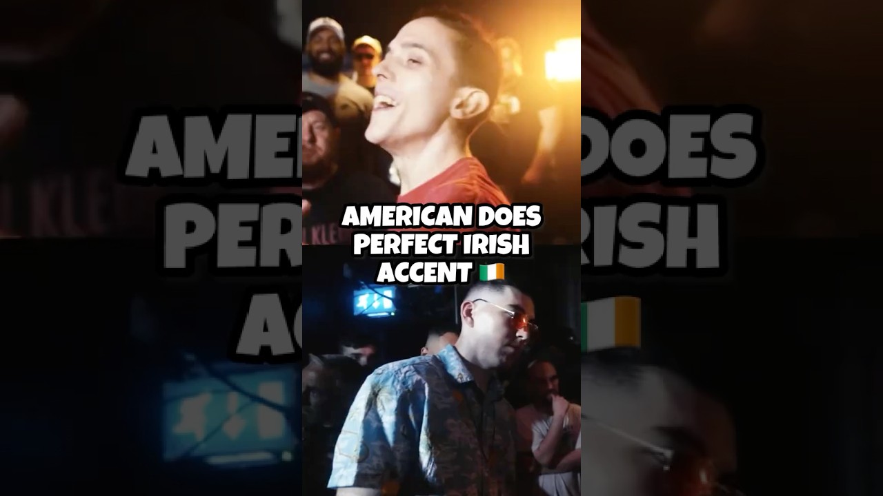 American Does Perfect Irish Accent