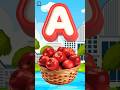 Phonics Song with TWO Words in 3D - A For Airplane - ABC Alphabet Songs with Sounds #shortsfeed