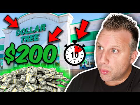 HOW TO MAKE OVER $200 IN 10 MINUTES AT DOLLAR TREE! OVER 50 ITEMS RETAIL ARBITRAGE!