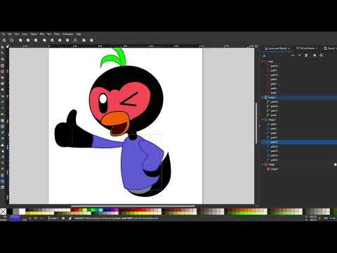 Drawing Nikki the Punk Duck (Timelapse) - Nested Dreams