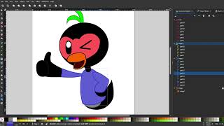 Drawing Nikki the Punk Duck (Timelapse) - Nested Dreams