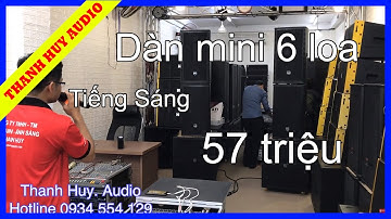 Lắp Đặt Dàn Âm Thanh Giá Rẻ 6 Loa Từ Neo 57 Triệu ~ Khách Hàng Q. Tân Phú. LH 0934554129