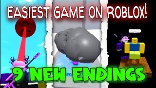 9 New Endings (PART2) - Easiest Game On Roblox! [Roblox]