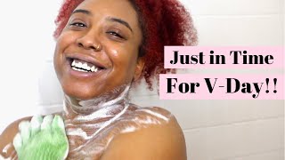 AN ESTHETICIAN’S SHOWER ROUTINE FOR VALENTINE DAY + UNDERAM WAX | Licensed Esthetician