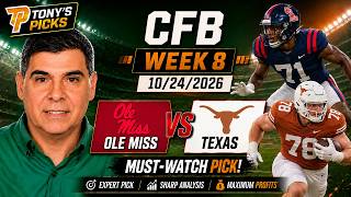Ole Miss vs Texas Pick 10/24/26 College Football Week 8 Pick Prediction