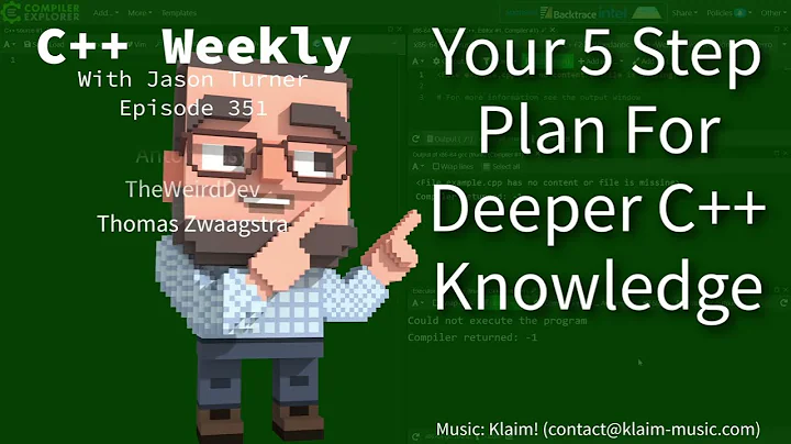 C++ Weekly - Ep 351 - Your 5 Step Plan For Deeper ...