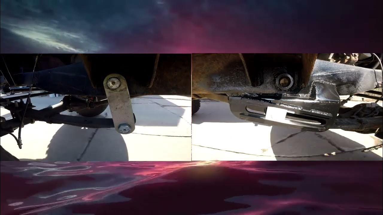 Steep shackle angle vs leaf spring sliders. YouTube
