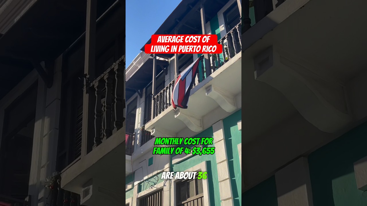 Average Cost of Living in Puerto Rico 🇵🇷 