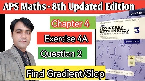 Exercise 4A II Q #  2 IISubstitutio vs EliminationII APS Math 8 II New Secondary Math Book 3