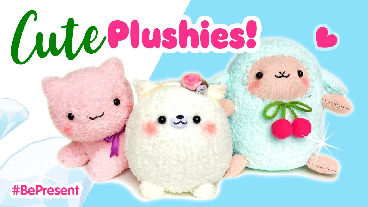 3 Adorable Handmade Plushies!!! Budget DIY Gifts for People You