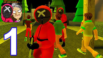 Grandpa And Granny House Escape - Gameplay Walkthrough Part 1 Squid Chapter Challenge (Android,iOS)